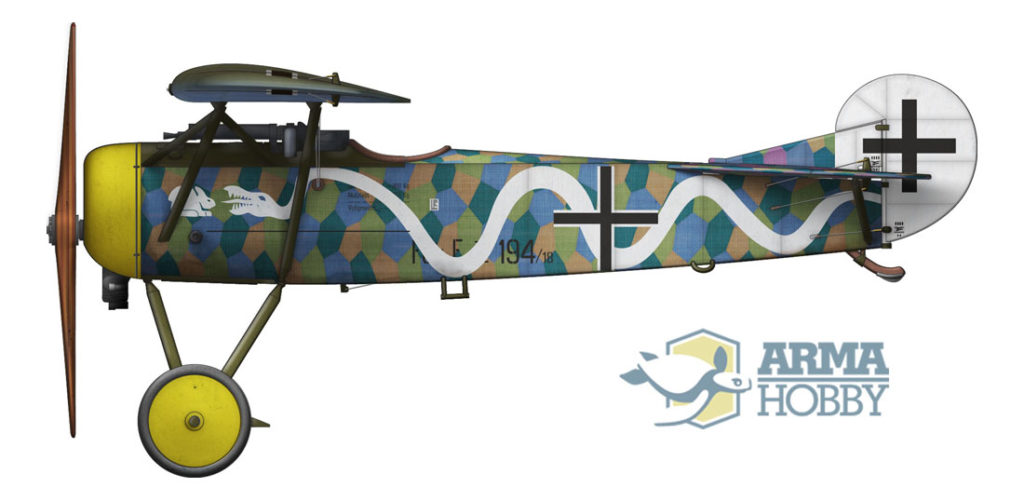 Fokker E.V wąż niemiecki