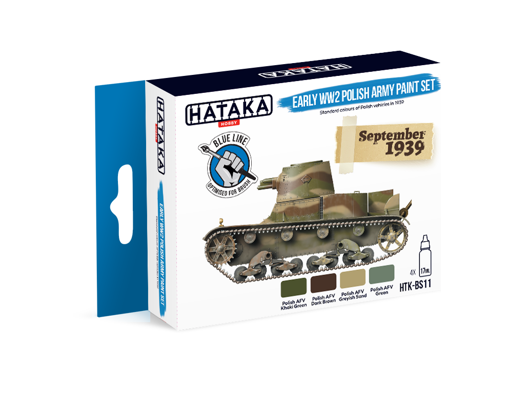 Hataka Hobby zestawy farb akrylowych Blue Line