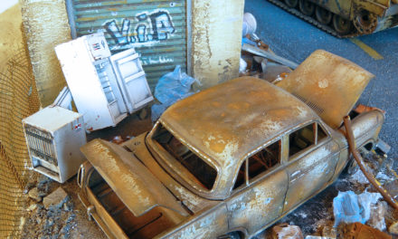 Dust and Rust, weathering wraku samochodu