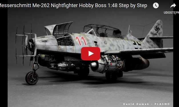 Messerschmitt Me-262 Nightfighter Hobby Boss 1:48 – Video