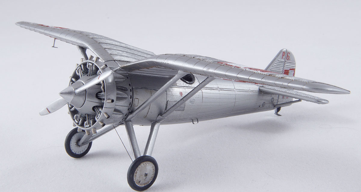 Budowa modelu samolotu PZL P.6/I – skala 1:72