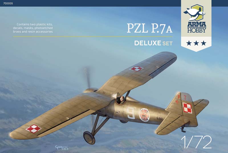 Co w pudełku? Model PZL P.7a z Arma Hobby