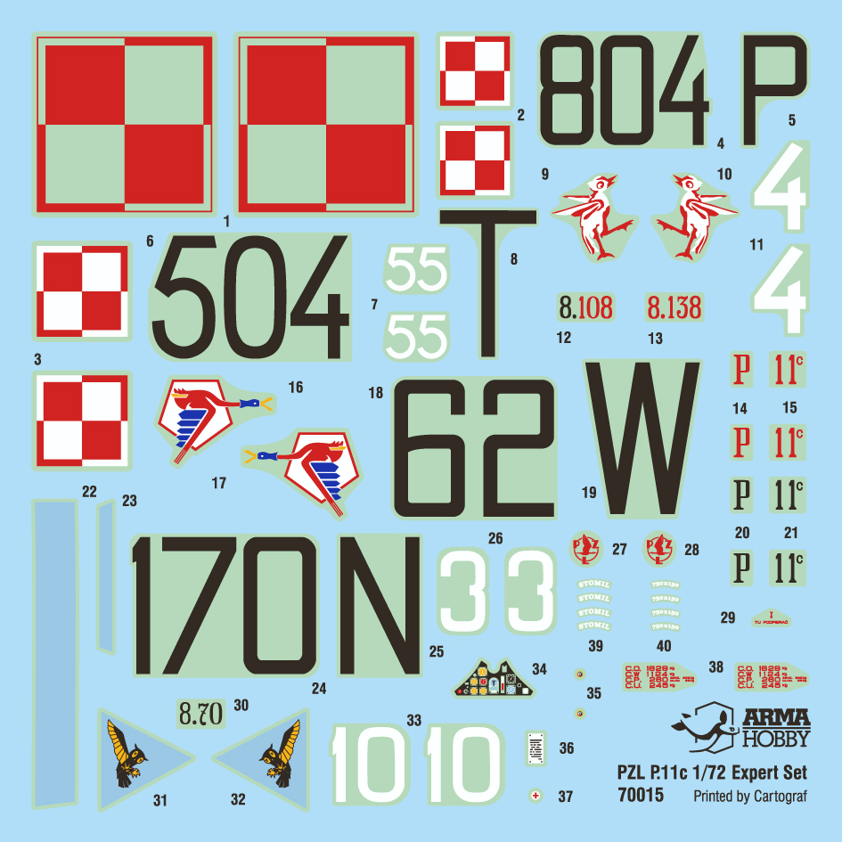 kalkomanie p.11c expert set