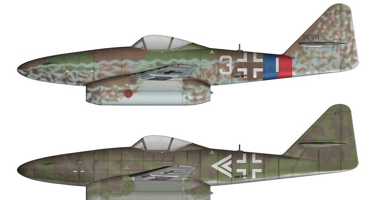 Jak malowano Me 262 – kolory RLM 81, 82 i 76 w późnym Luftwaffe