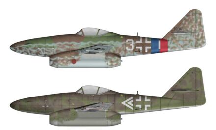 Jak malowano Me 262 – kolory RLM 81, 82 i 76 w późnym Luftwaffe
