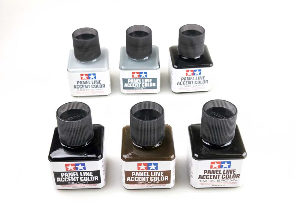 Tamiya Panel Line Accent Color – wash do podkreślania linii podziału i detali modelu